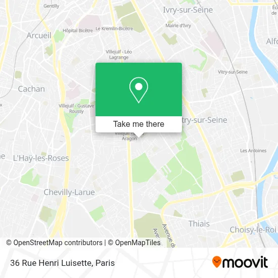 36 Rue Henri Luisette map