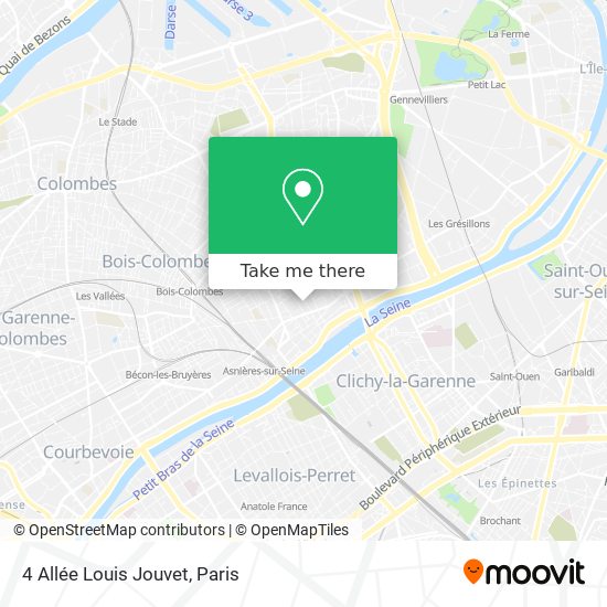4 Allée Louis Jouvet map