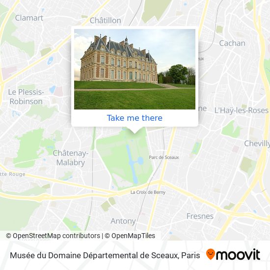 Musée du Domaine Départemental de Sceaux map
