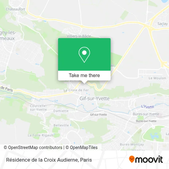 Résidence de la Croix Audierne map