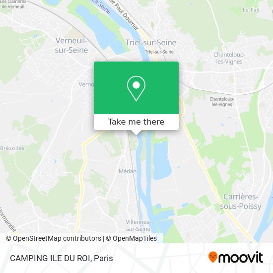 CAMPING ILE DU ROI map