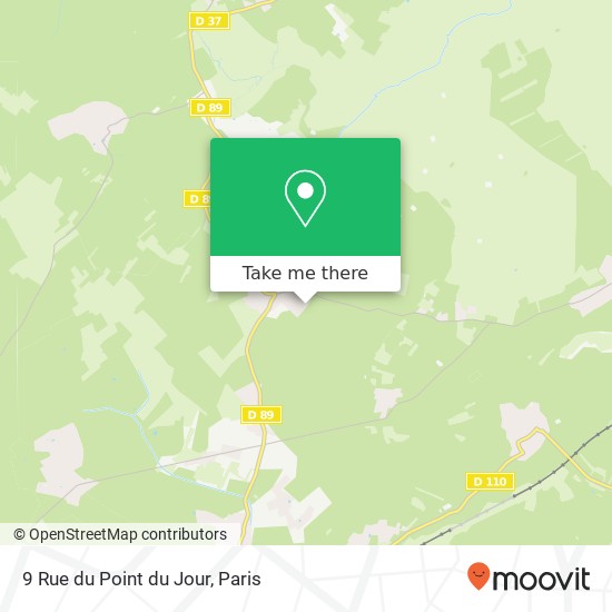 Mapa 9 Rue du Point du Jour