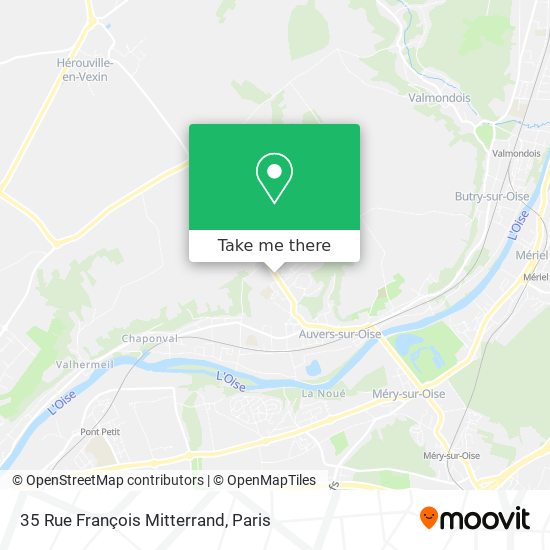 Mapa 35 Rue François Mitterrand
