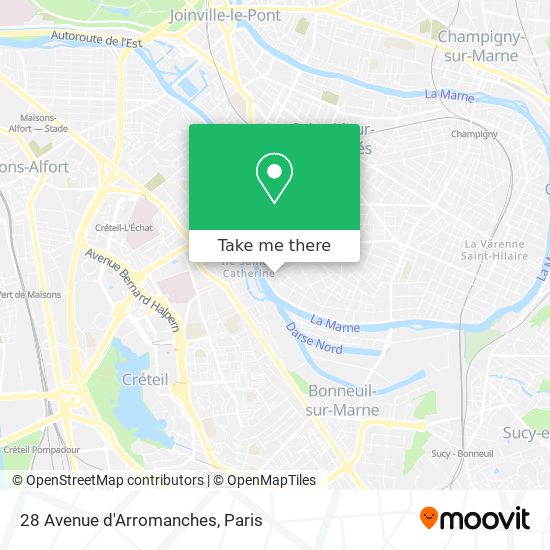 28 Avenue d'Arromanches map