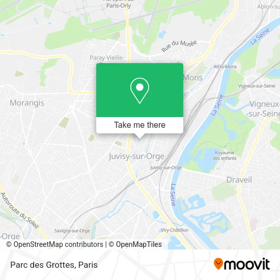 Parc des Grottes map