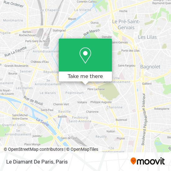 Le Diamant De Paris map