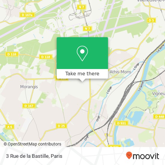 3 Rue de la Bastille map