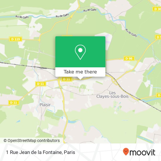 1 Rue Jean de la Fontaine map