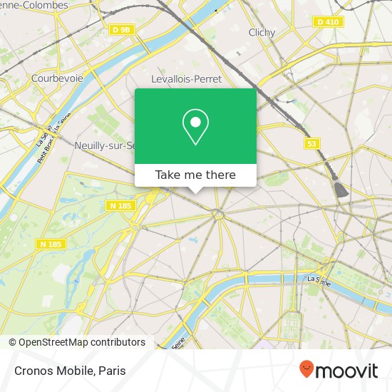 Cronos Mobile map