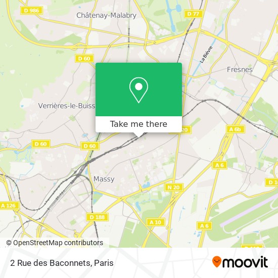 2 Rue des Baconnets map