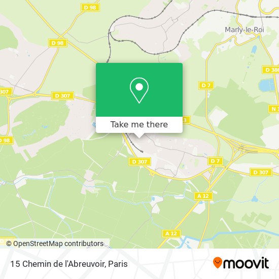 15 Chemin de l'Abreuvoir map