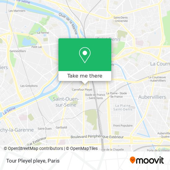 Mapa Tour Pleyel pleye