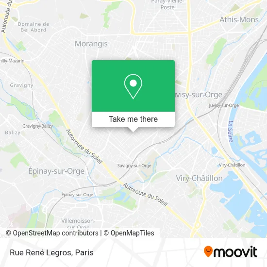 Rue René Legros map