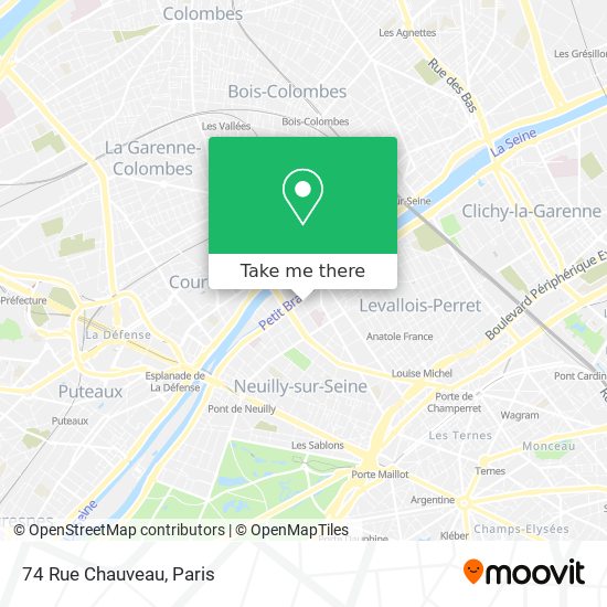 74 Rue Chauveau map