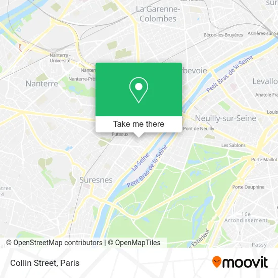 Rue Collin map