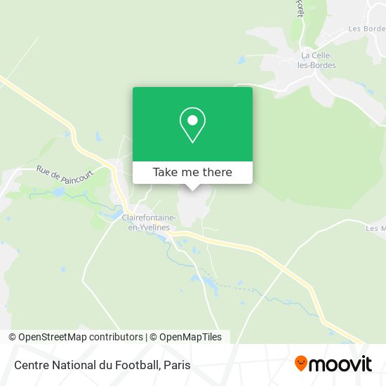 Centre National du Football map