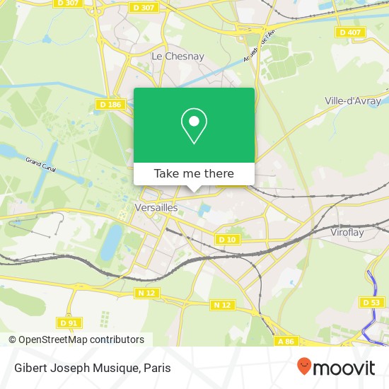 Mapa Gibert Joseph Musique