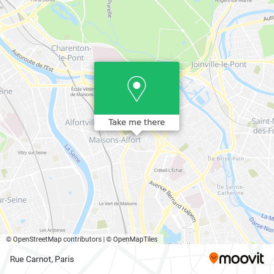 Mapa Rue Carnot