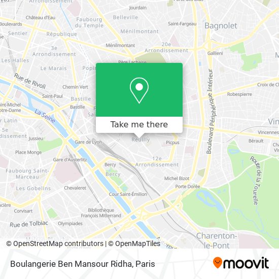 Boulangerie Ben Mansour Ridha map