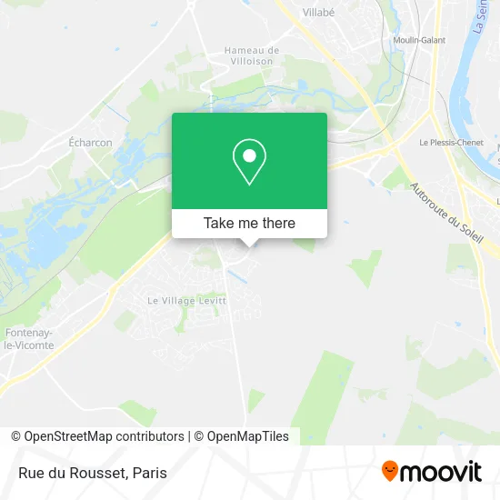 Rue du Rousset map