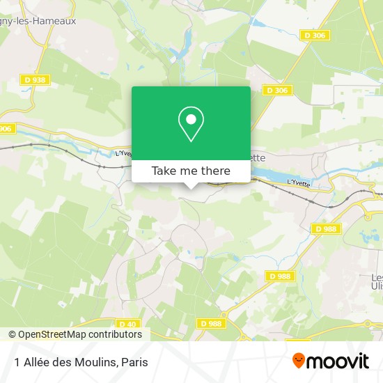 1 Allée des Moulins map