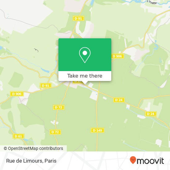 Mapa Rue de Limours