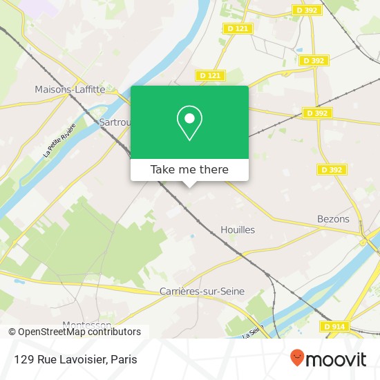 129 Rue Lavoisier map