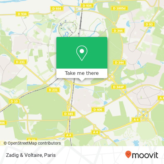 Zadig & Voltaire map