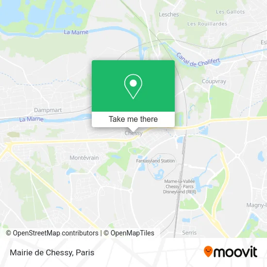 Mairie de Chessy map