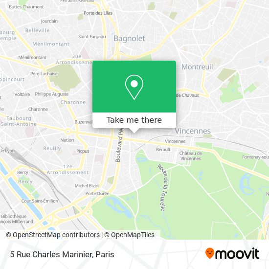 Mapa 5 Rue Charles Marinier
