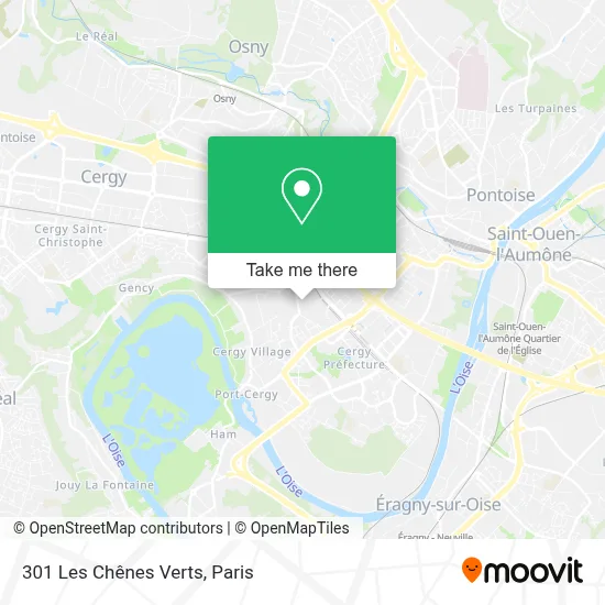 301 Les Chênes Verts map