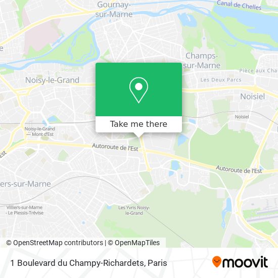 1 Boulevard du Champy-Richardets map