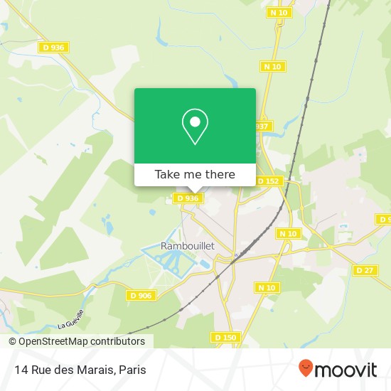 14 Rue des Marais map