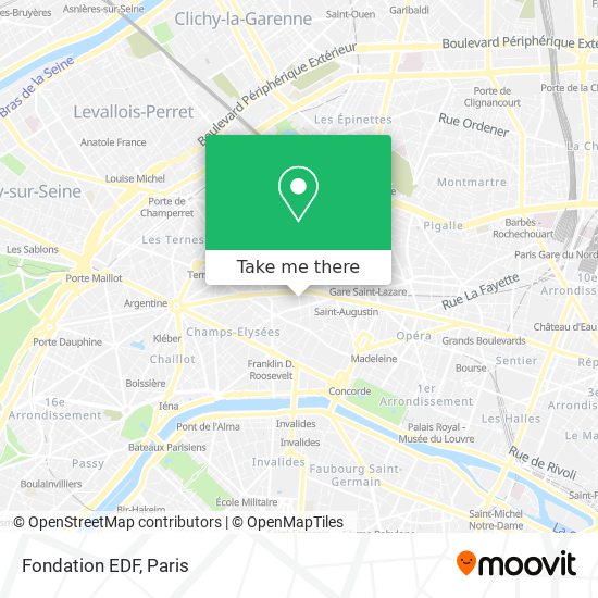 Fondation EDF map