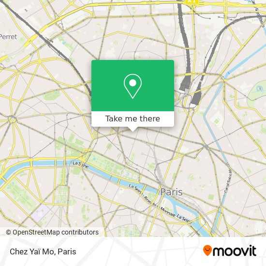 Mapa Chez Yaï Mo