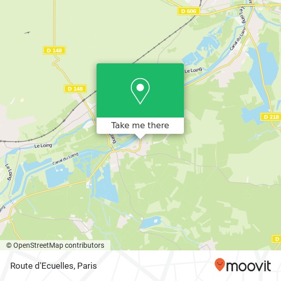 Route d'Ecuelles map