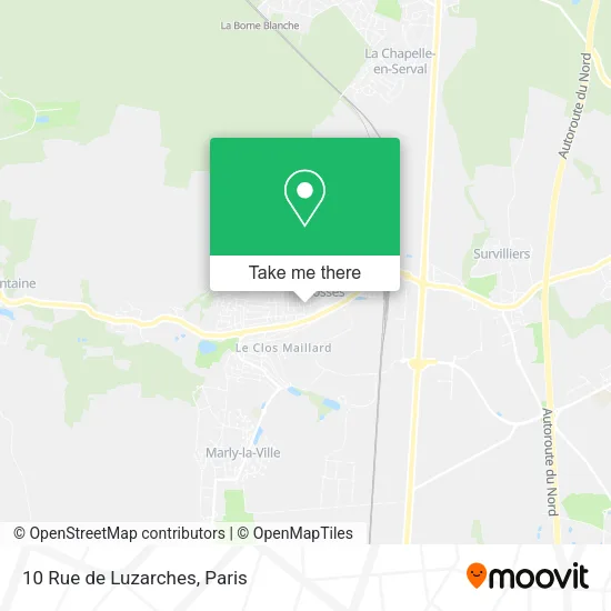 10 Rue de Luzarches map