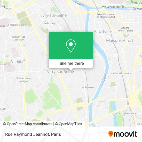 Rue Raymond Jeannot map