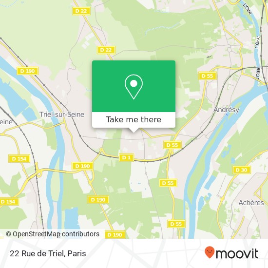 22 Rue de Triel map