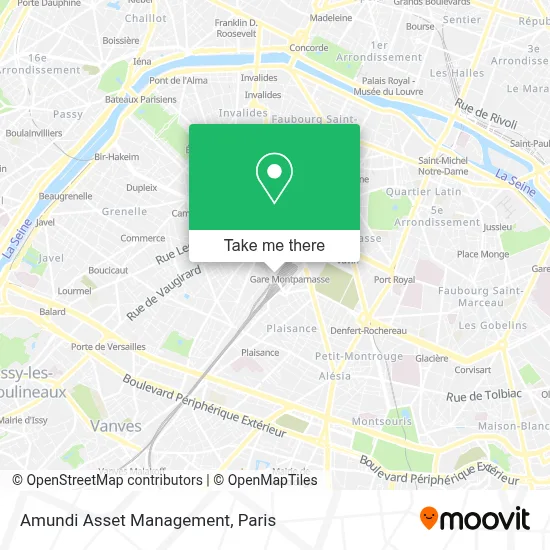 Amundi Asset Management map