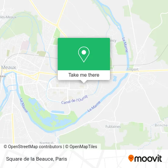Square de la Beauce map