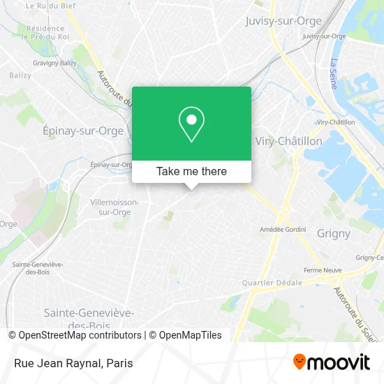 Rue Jean Raynal map