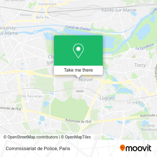 Commissariat de Police map