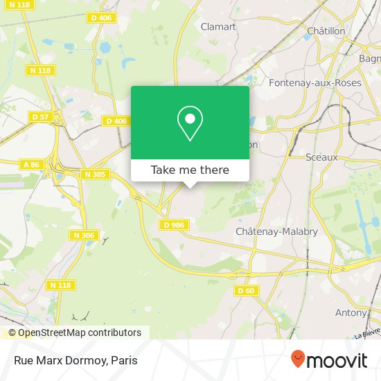 Rue Marx Dormoy map
