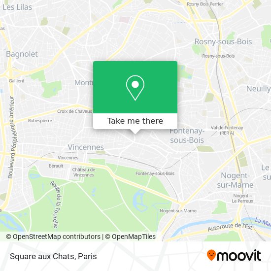 Square aux Chats map