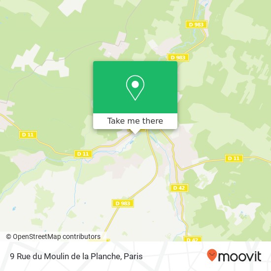 9 Rue du Moulin de la Planche map