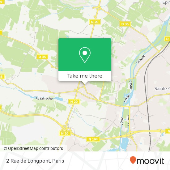 2 Rue de Longpont map