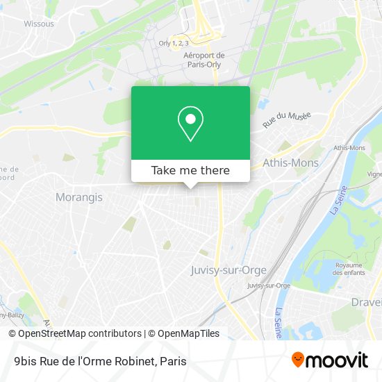 9bis Rue de l'Orme Robinet map