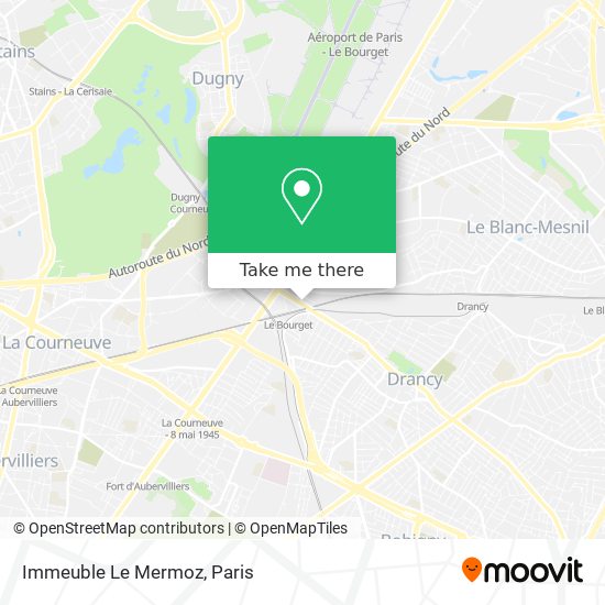 Immeuble Le Mermoz map