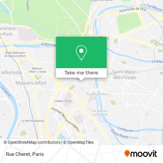 Rue Cheret map